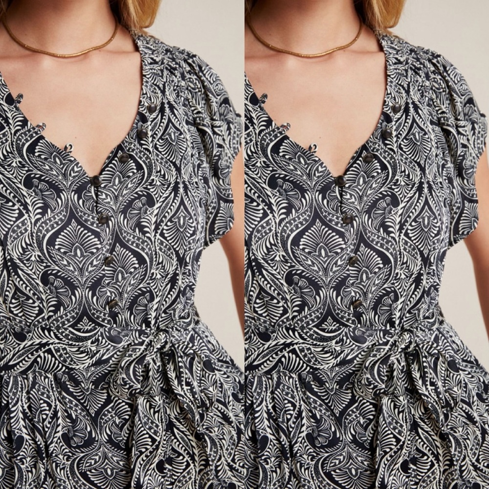Anthropologie Zadie Satin Jumpsuit - Picture 2 of 7